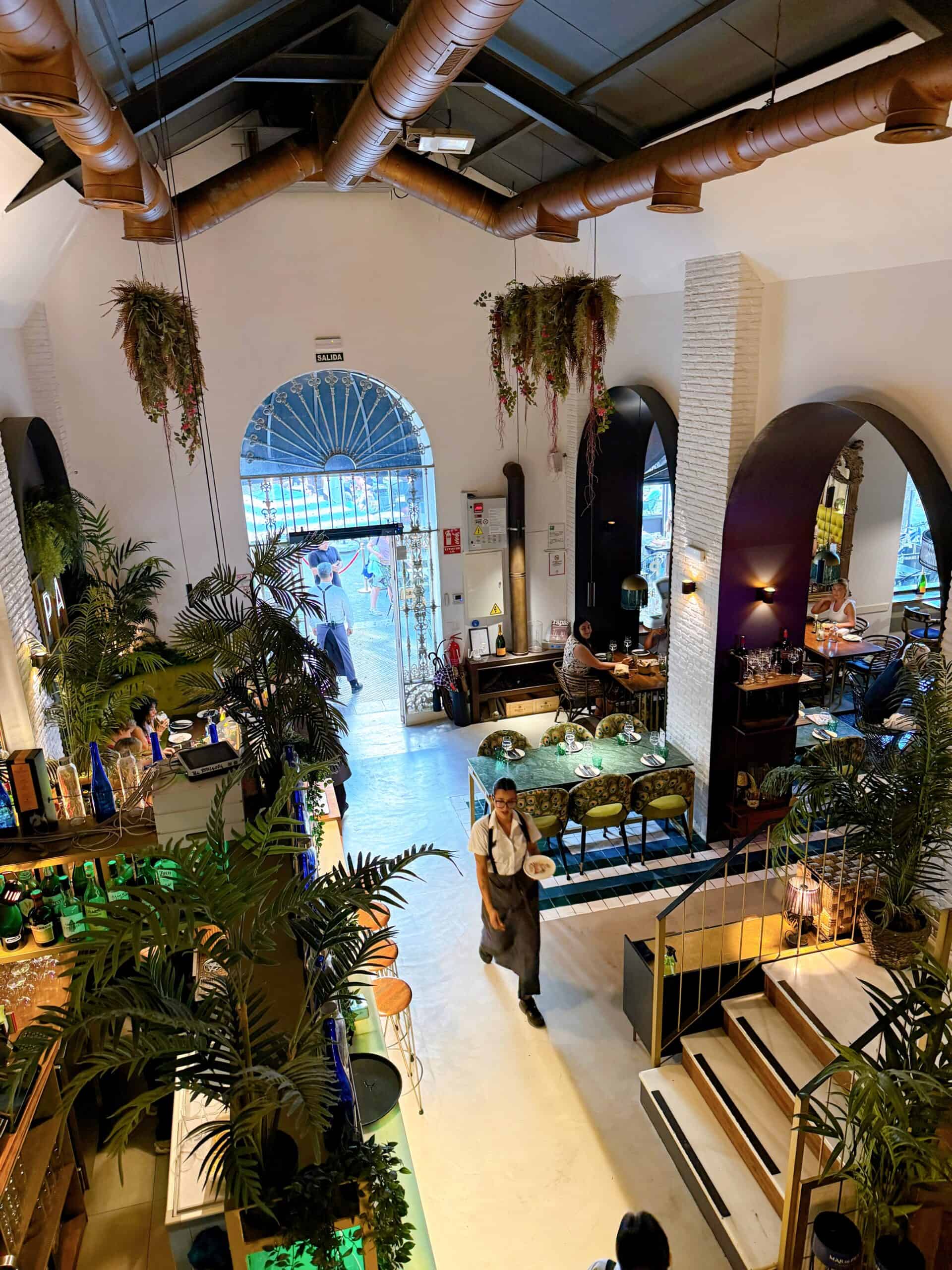 dinner at LPA The Culinary Bar modern restaurant in Ayamonte espanha