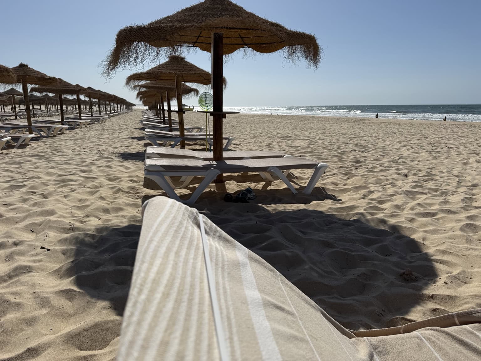 praia verde algarve sunloungers