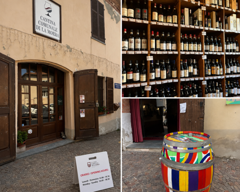 cantina municipale wine tasting la morra barolo piemonte langue