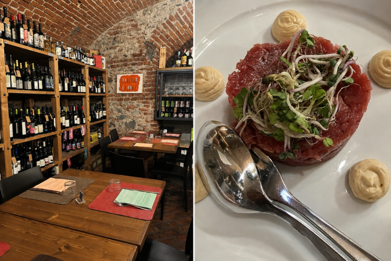 vitello etonne restaurant in turin italy