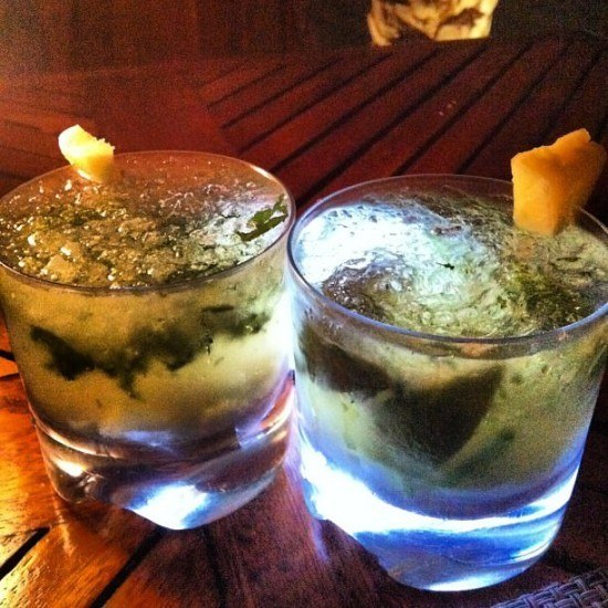 Pineapple and Ginger mojitos - yes please!