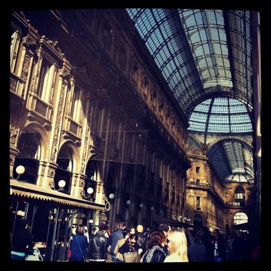 Galleria Vittorio Emmanuelle - always busy