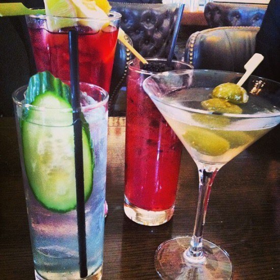 Lovely and colourful drinks at the Fairmont
