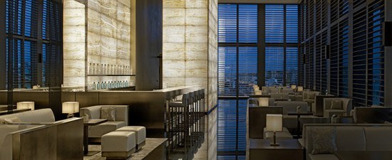 The Armani Bamboo Bar - an oasis of calm and exceptional design