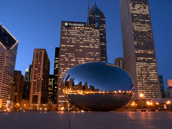 The Millennium Bean in Chicago