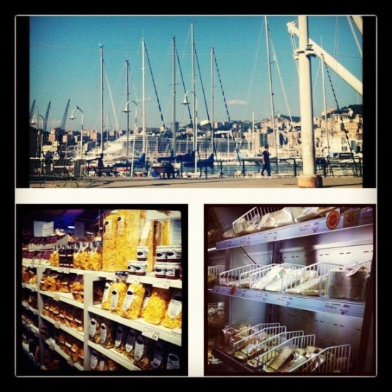 Eataly in Genoa - located by the Port, it also has amazing views