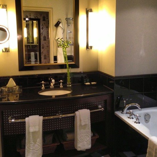 Our bathroom at the Sofitel London St James
