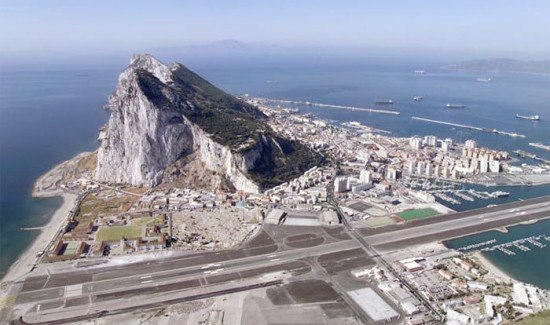 Gibraltar and its unusual runway