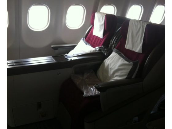 The business class seat