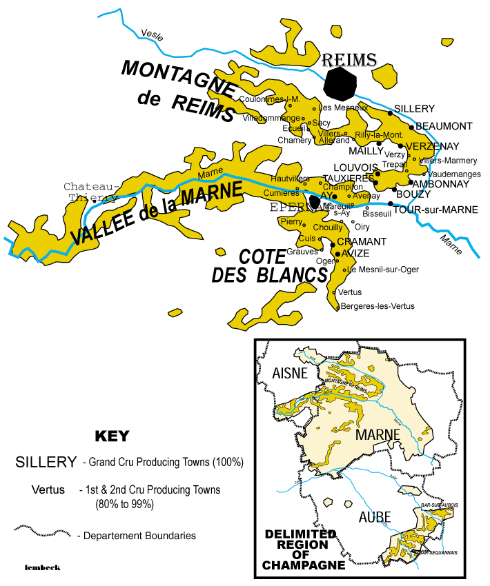 The Champagne region